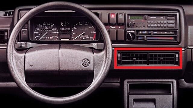 Volkswagen Golf 2 MK2 Cup Holder Dashboard Vent OEM Look