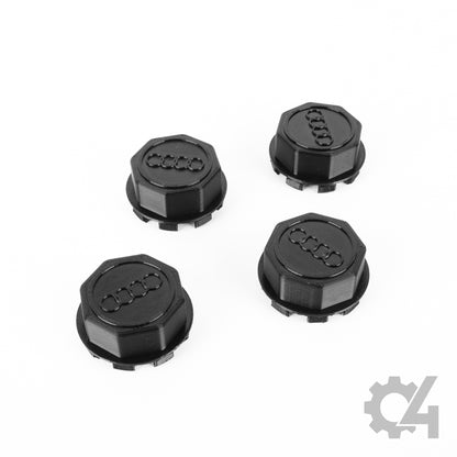 4x Audi Vintage Wheel Cap
