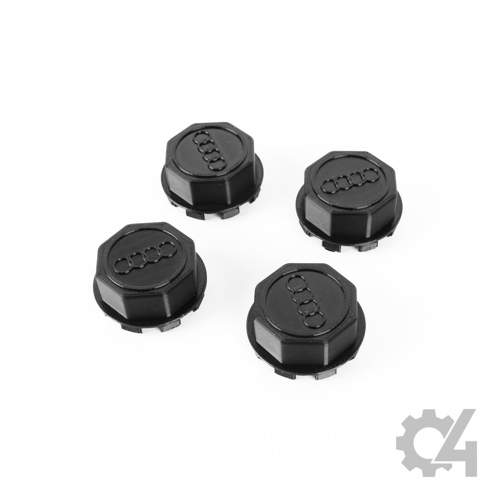 4x Audi Vintage Wheel Cap