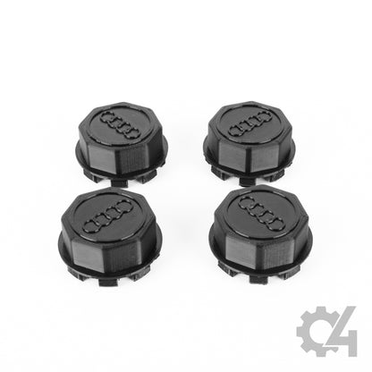 4x Audi Vintage Wheel Cap
