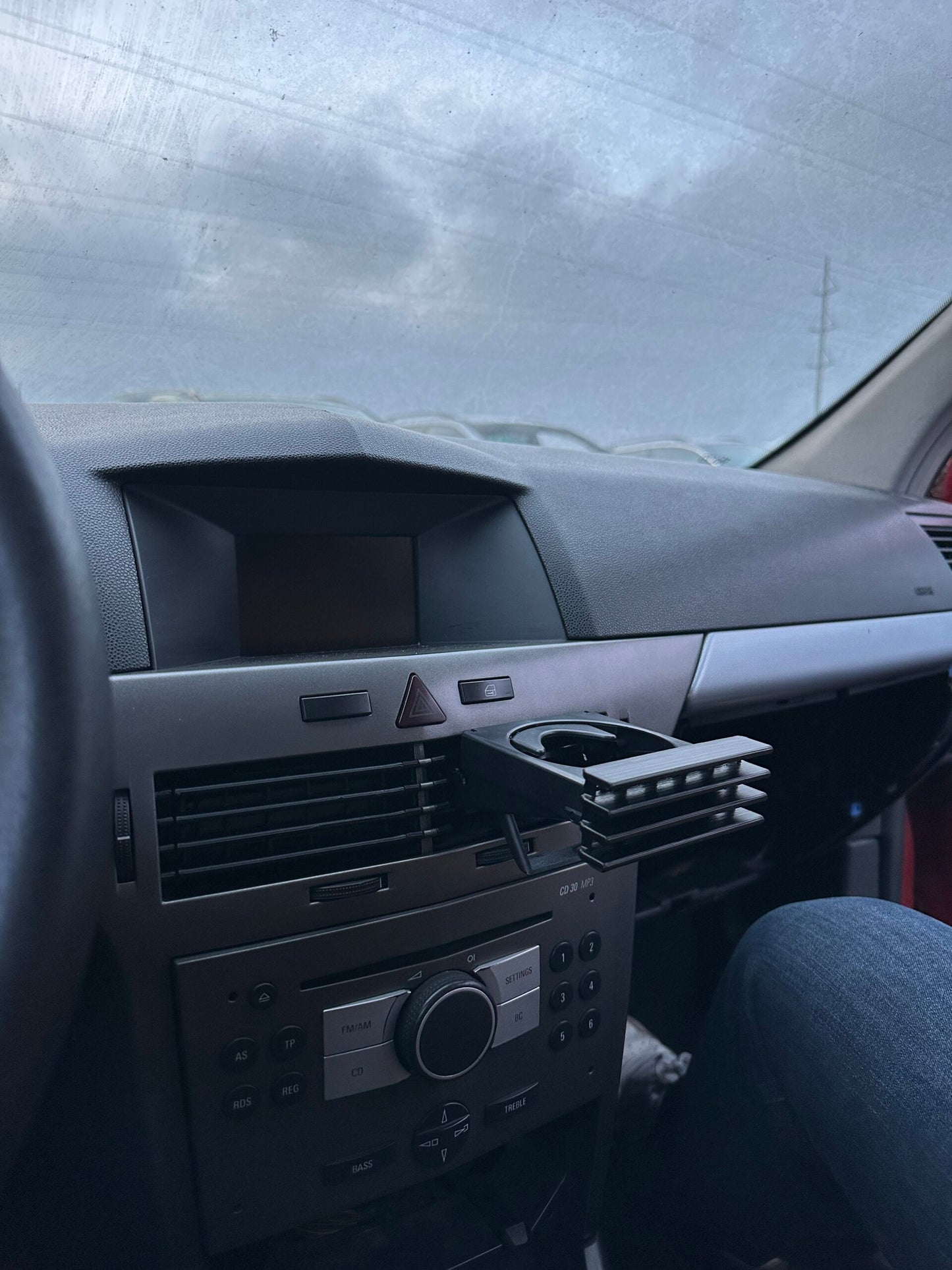 Opel Astra 2004–2010 Dashboard Air Vent Cup Holder – OEM Look