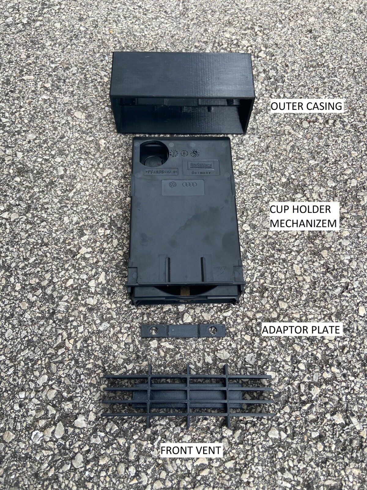 Volkswagen Golf 2 VW MK2 Cup Holder Dashboard Vent OEM Look