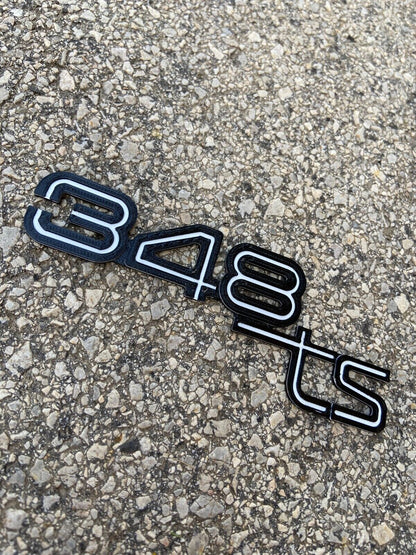 Ferrari 348TS Emblem OEM Look for 89-92 Rear Hood Part Number: 62696700